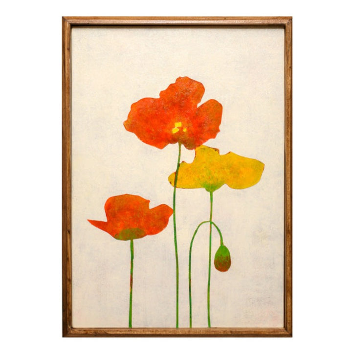 Orange and yellow poppies_A No.186