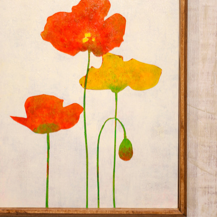 Orange and yellow poppies_A No.186