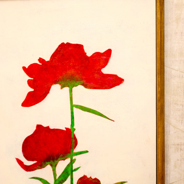 Red peony No.187